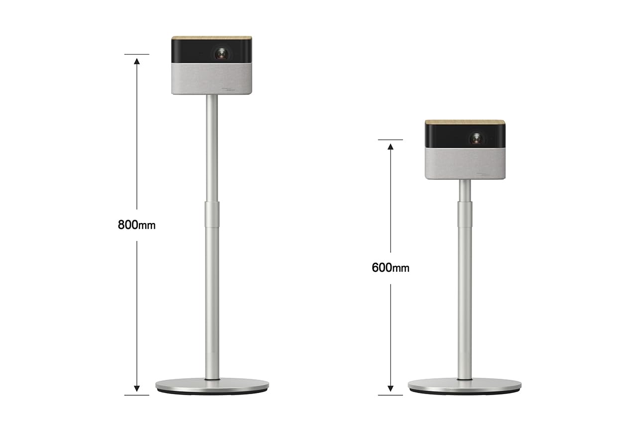 Epson Bodenständer ELPFS01 Lifestudio Flex EF-71 & EF-72 Projektoren – Schlankes Design, Höhenverstellung 60–80 cm, 180-Grad-Drehung, Neigefunktion, Einfache Einrichtung**