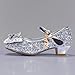 Imagen de TRIWORIAE-Zapatos de Princesa Elegantes para Niñas de Tacón con Lentejuelas Purpurinas para Disfraz
