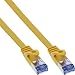 Produktbild InLine 71801Y Patchkabel flach, U/FTP, Cat.6A, gelb, 1m