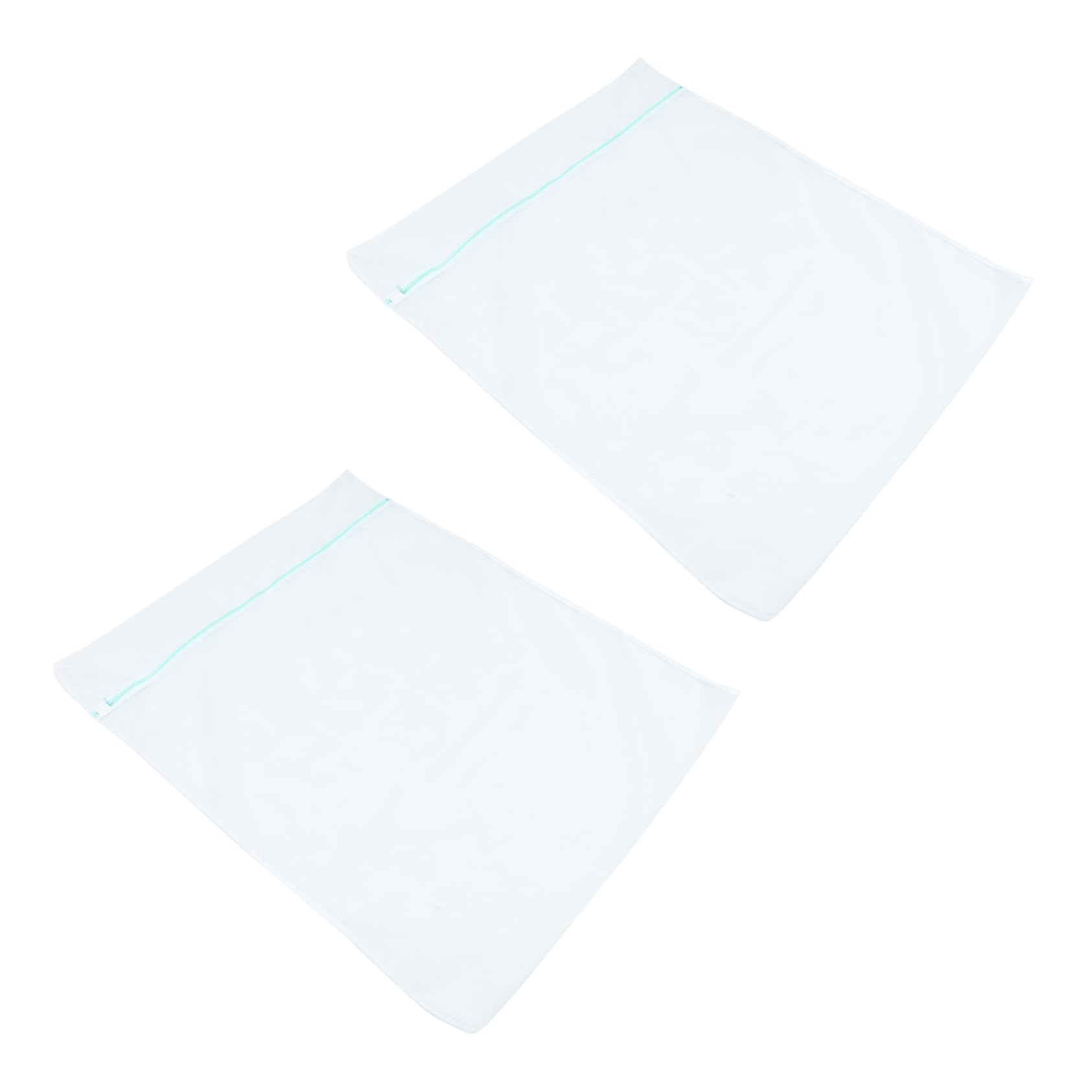 Sacchi per Lavanderia Grandi 90x110 Cm in Poliestere Bianco 2 Pezzi