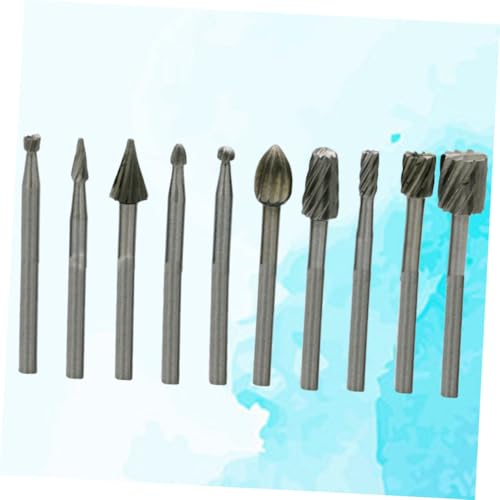 Set de 10 Puntas Rotarias para Taladro con Mango Redondo miniatura 2