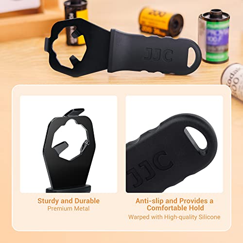 image for JJC 35mm 120 Film Cassette Opener, Premium Metal Film Cassette Cartrid