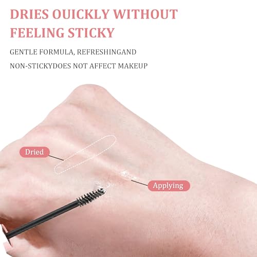 INBOLM Eyebrow Gel,Brow Gel,Long Lasting Clear Brow Gel,Waterproof Eyebrow Gel Clear,Eyebrow Glue Brow Fix Gel Clear Brow Gel,Clear Mascara For Eyebrows Styling Repair Make Up Set - Image 4