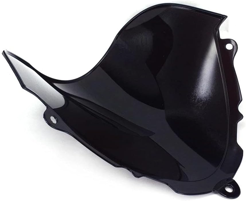 WYNMOTO ABS Plastic Injection Smoke Windscreen Windshield Fit for Suzuki GSX600F Katana 1998 99 00 01 02 03 04 05 06/GSX750F Katana 1998-2006 Double Bubble