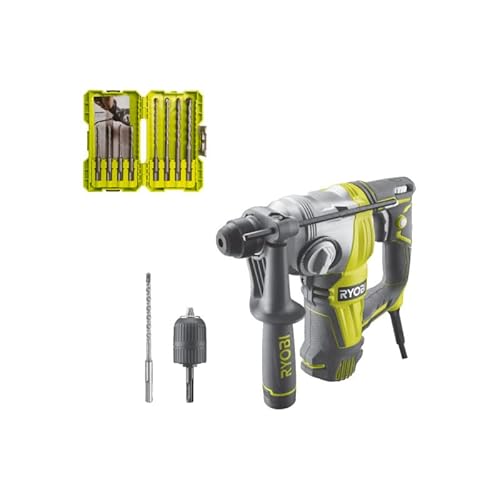 Pack RYOBI Perforateur Burineur RSDS800 KC SDSPLUS 4 modes Coffret empilage 8 forets RAK08SDS2 SDSPLUS - vue 2