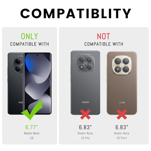 Funda para Xiaomi Redmi Note 15 5G antirrobo para evitar clonación de tarjetas 2