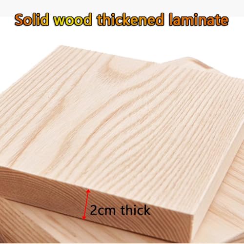 ZIUSFAC Mueble Equipo HiFi Madera Soporte para Mueble Estéreo 2/3/4 Nivele Rack De Audio Estante De Receptor Estéreo Gabinete De Medios para Componentes De Audio, Retro(Yuzu Wood,4-Tier-High 86cm) - imagen 3