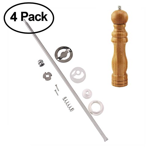 Legacy Woodturning, 12 Inch Salt and Pepper Mill Project Kit 4 Pack