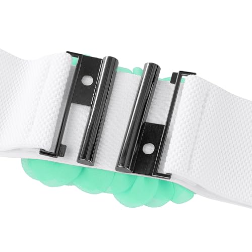 Women's Large Chiffon Rose Double-Flower Elastic Waist Belt Stretch Wide Corset Elegant for Dress3