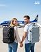 SZLX Vakuum Rucksack mit pumpe Ryanair Handgepäck 40x30x20 Damen Wizzair Handgepäck 40x30x20 Vakuum Reiserucksack mit pumpe Easyjet Wasserdicht Herren für 14-Zoll-Laptops mit Schuhfach