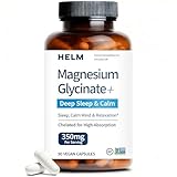 Pure Magnesium Glycinate - Magnesium for Sleep, Stress, Muscle & Nerve Support - High-Absorption, Non-GMO, Vegan - 90 Capsules (350mg)