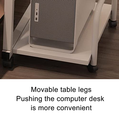 Table de lit à roulettes et bureau d'ordinateur portable réglable