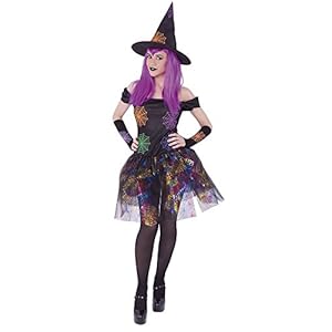 Rubies – Disfraz de bruja telaraña para adultos, talla única (Spain S8358)