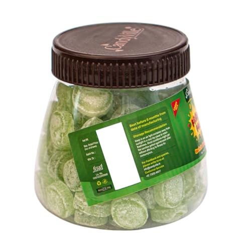 Image of CandyVille Frootfab Kachcha Mango Candy Jar (400 Gm) | Kachi Keri | Kaccha Aam | Raw Mango Flavoured Candy