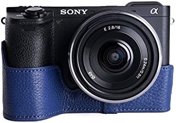 Amazon Sony ソニー A6500用本革カメラケース 電池 Sdカード交換可 各種カラー カメラケース ブルー カメラバッグアクセサリ 通販