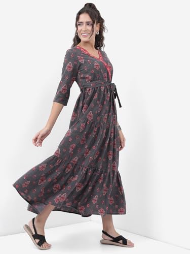 Image of Vishudh Women's Casual Dress | Comfortable Everyday Wear for All Occasions | Chic & Versatile Fashion for Women