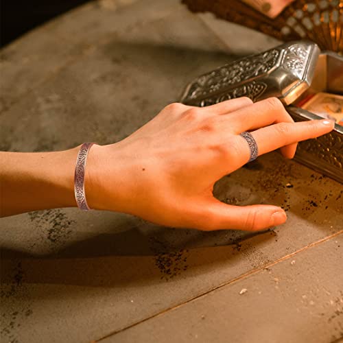 Vicmag Copper Bracelet For Men Women Magnetic Magnet Brazaletes 100% Solid Pure Copper Jewelry Gift Cuff Bangles (9X Tree Copper) #TOP4