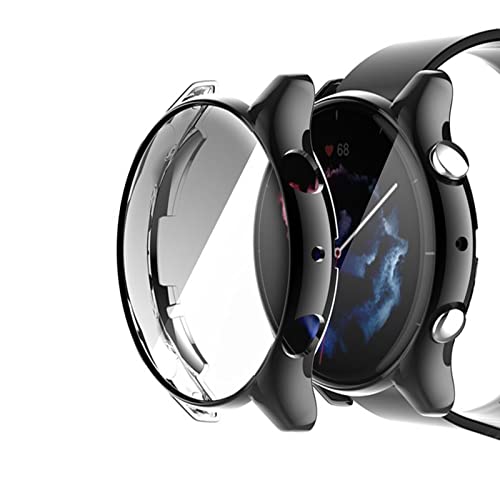 for GTR 3 Pro Case, Lamshaw All-Around Protective TPU Bumper Cover Screen Protector Case Cover Compatible for Amazfit GTR 3 / GTR 3 Pro Smartwatch (4 Pack)