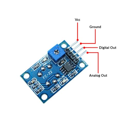 Image of Robocraze MQ-136 Gas Sensor Hydrogen | Hydrogen Sulfide H2S Detection Gas Sensor Module Compatible with Arduino Uno, Raspberry Pi & Microcontrollers for Air Quality and Gas Monitoring(Pack of 1)