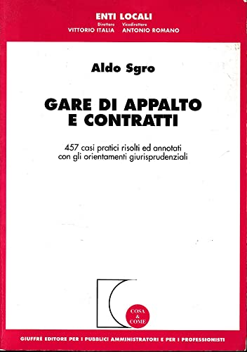 Gare di appalto e contratt