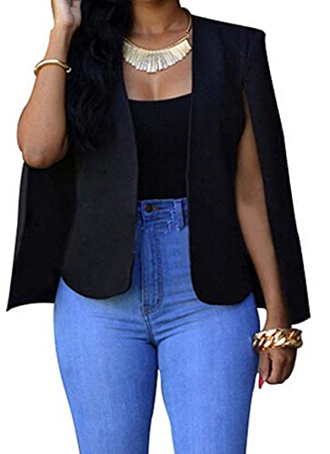 Blazer terno feminino fino de lapela casaco casaco casual jaqueta leve de escritório roupa de trabal