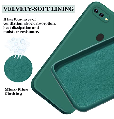 Image of A rtistque Back Cover Case for Oppo A7 / Oppo A5s with Camera Protection | Shockproof TPU | Stylish Protective Design | Slim Fit | Ultra Matte | Oppo A7 / Oppo A5s Back Cover - Green
