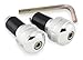 BikeMaster Anti Vibration Bar Ends Silver
