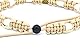 EM-Keramik-Halsband für Hunde & Katzen - Maßanfertigung EM-Band Original US-Paracord (Unter 20 cm, Beige)