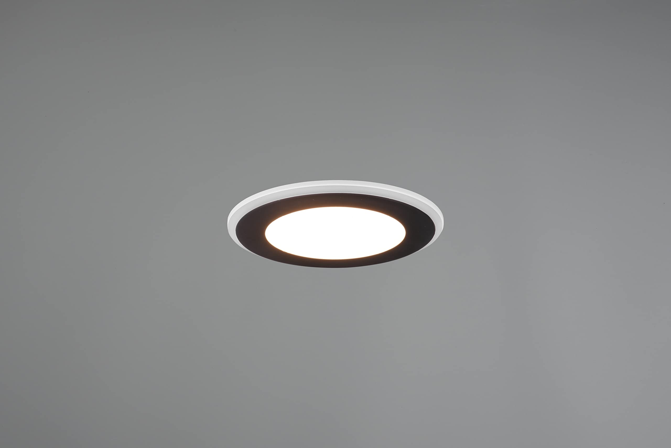 Trio Leuchten LED Einbauleuchte Aura 652410132, Kunststoff Schwarz matt, inklusiv 10 Watt LED |