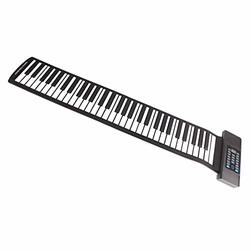 Clavier de Piano Enroulable 61 Touches, Clavier Roulant Portable Pliable, Clavier de Piano électrique Numérique avec Batterie Rechargeable 1100 MAh, écran LED pour Enfants, Débutants (Prise UE) - Les Beatles, Paul McCartney, John Lennon, RIngo Starr, George Harrison Clavier de Piano Enroulable 61 Touches, Clavier Roulant Portable Pliable, Clavier de Piano électrique Numérique avec Batterie Rechargeable 1100 MAh, écran LED pour Enfants, Débutants (Prise UE) – Image 8
