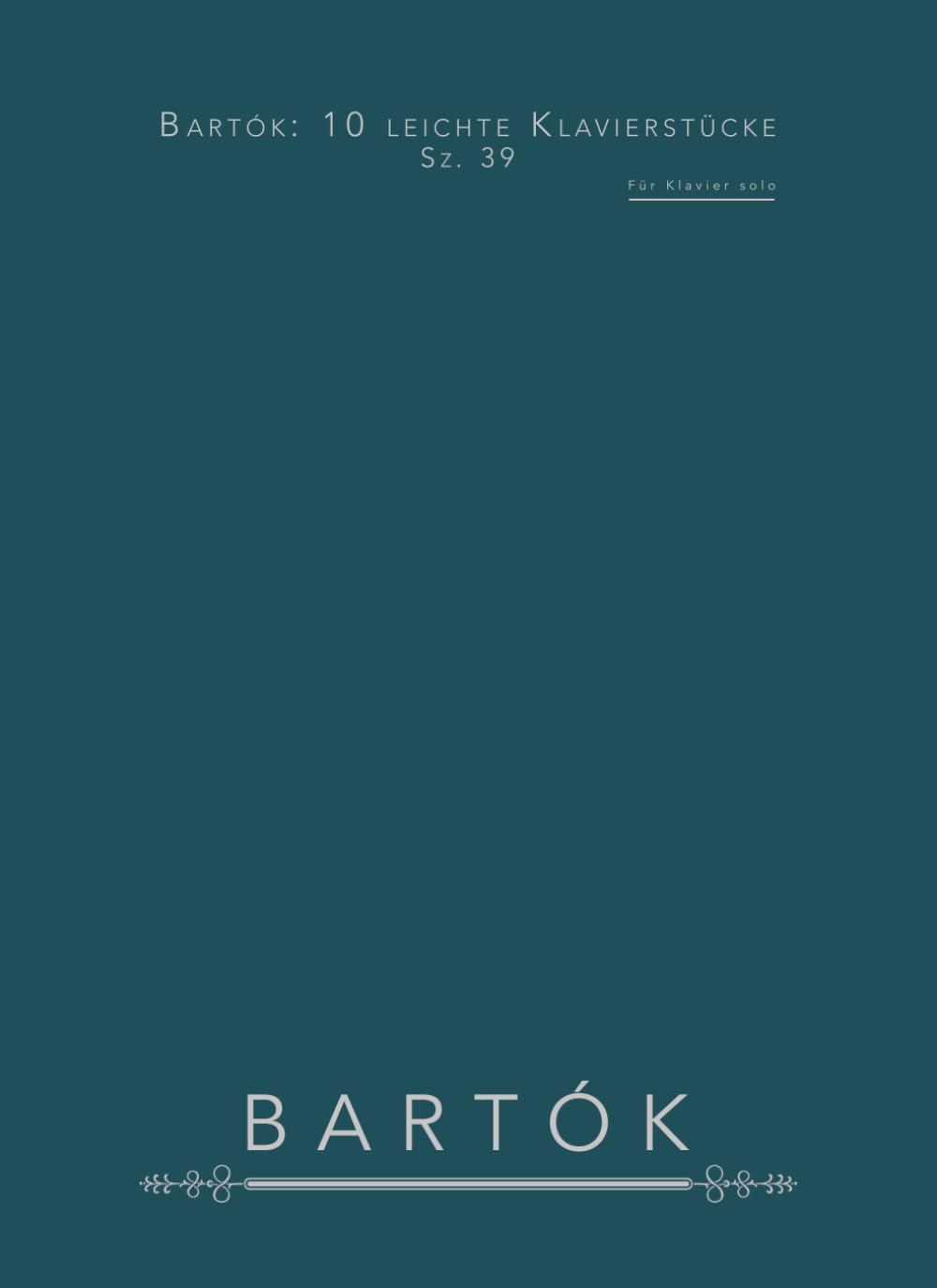 Bartók: 10 leichte Klavierstücke, Sz. 39: Für Klavier solo