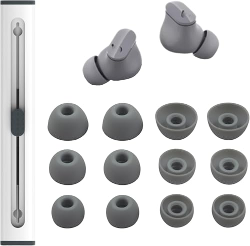 Akkiv �����p�V���R������ 6 �y�A�A�V���R�������Z�b�g Beats Studio Buds/Fit Pro/Studio Buds+ �w�b�h�t�H���ɑΉ� (�_�[�N�O���[�A�y���t��)