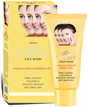 Fairness Facewash Dark Dead Cell Removal Deep Cleansing & Brightening Removes Dirt, Oil & Impurities Gentle & Hydrating formula Facewash for All Skin Types (60gm) - Pack of 01