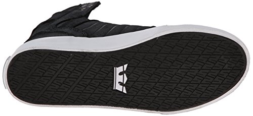 Supra SW18036_BLACK / METALLIC - WHITE BMT