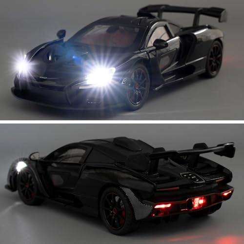 Modelo de Auto McLaren Senna 1:24 Pull Back con Luz y Sonido miniatura 6