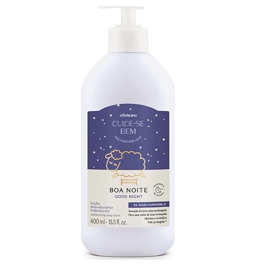 Loção Desodorante Hidratante Corporal Cuide-se Bem Boa Noite 400ml