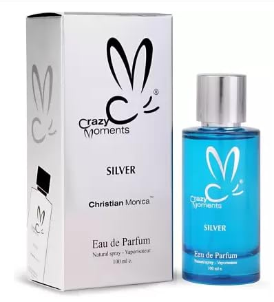 Moments Silver Christian Monica Eau de Parfum - 100 ml (For Men & Women)