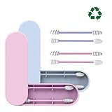 Material suave y delicado: estos bastones de algodón están hechos de silicona flexible y no irritante. Hay un matière agréable et douce au toucher aquí vous garantit une utilisation sans risque.