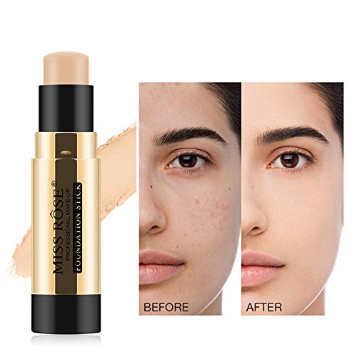 FantasyDay 9Pcs Pro Makeup Gift Set Makeup Bundle Essential Starter Makeup Kit Includes Bronzing Powder, Loose Powder, Powder, Blush Stick, Concealer Stick, Contour Stick, Powder Puff, Brush and Bag