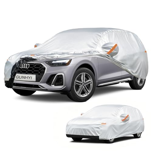 Image of GUNHYI Car Cover Custom Fit Audi Q5 (2008-2026) Waterproof for Automobiles, Oxford Sun Rain Dust Snow Protection (Ships from US Warehouse, Delivery 3-8 Days)
