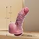 17,5 cm realistischer Squirting-Silikondildo für Anfänger, Saugnapf, breiter Penis, weicher, süßer Dildo mit gebogenem Schaft und Hoden, weiblicher G-Punkt und kleines Anal-Prostata-Sexspielzeug