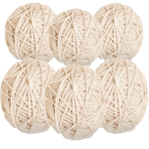 Orbis FM® 6x Cotton String Balls | 150m Butchers Twine for Meat, Parcel Tying, Macrame & Craft Projects
