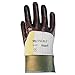 Gloves, Cut-Resistant Gloves ANSI A2 Cut Resistance Nitrile Palm Only Coating, Color Brown, Size 10,(1 Pair)
