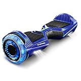 6.5' Premium Hoverboard Bluewheel | Marca de calidad alemana | Neumáticos LED Infinity & App | Modo de seguridad para niños | Altavoces Bluetooth | Patín eléctrico con potente motor dual - HX360