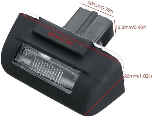 Luces traseras duraderas de matrícula para Ford Transit MK6 MK7 3