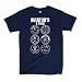 Aviator Six Pack Funny Pilot Travel Humor Vacation Flight Novelty - Mens T-Shirt