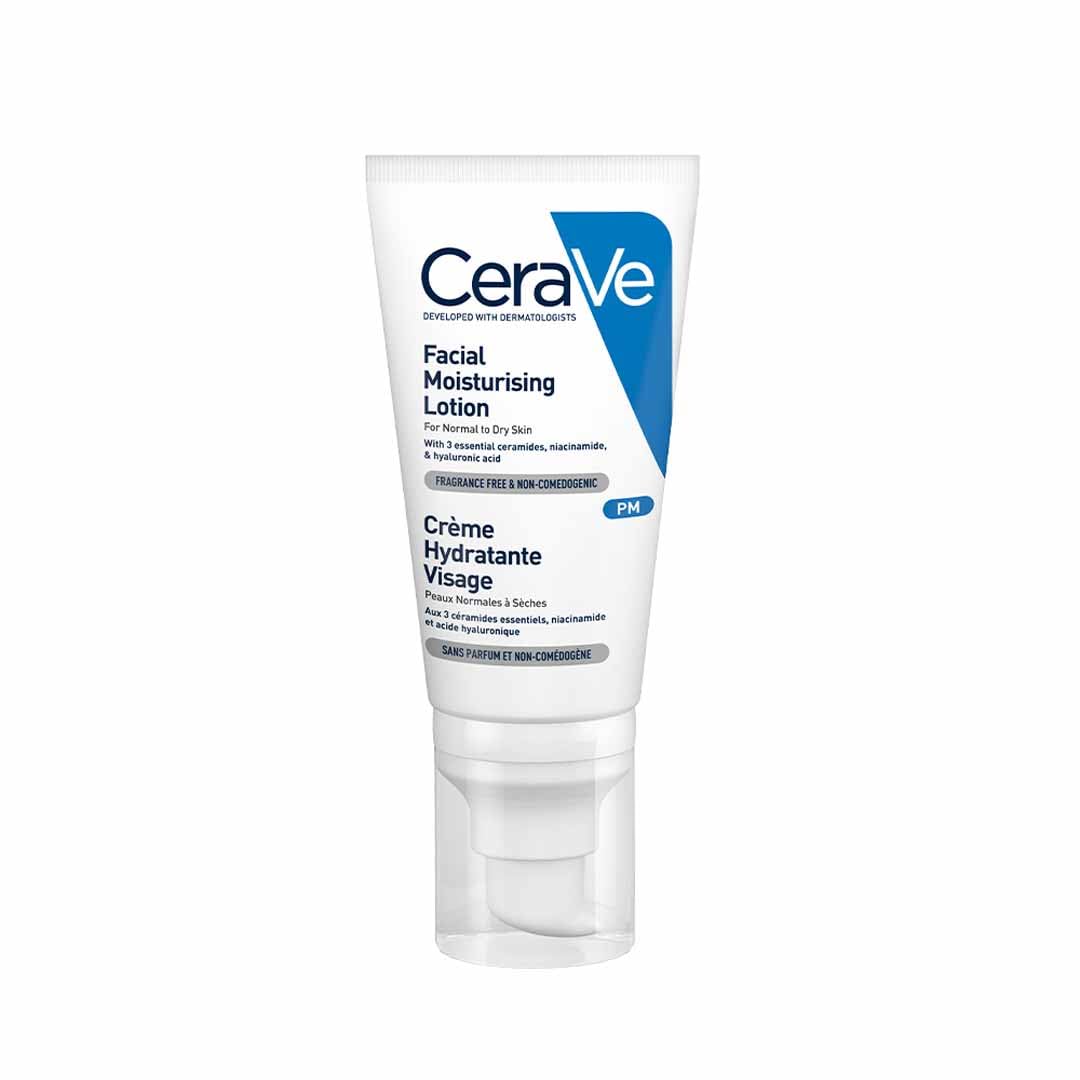 CeraVe Kit Routine Viso Idratante - Crema con Protezione Solare SPF 30 da 52 ml + Crema con Acido Ialuronico e Ceramidi da 50 ml