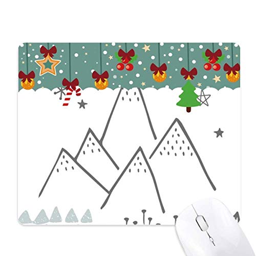 Tapis de souris en caoutchouc feuilles de montagne tapis bureau pc portable