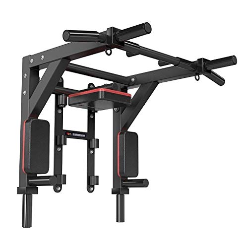 Fitness Pull-up Bar Orizzontale Parallele for Interni Sandbag Shelf Equipment Indoor Attrezzi per Flessioni (Color : Black, Size : 107x80x69cm)
