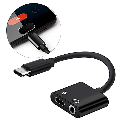 Artibetter 2 1 wbhtHA_v^ wbhtH - USB C A_v^[ wbhz CtH L  type-c A_v^[ 3.5mm ^CvbNP[u Black